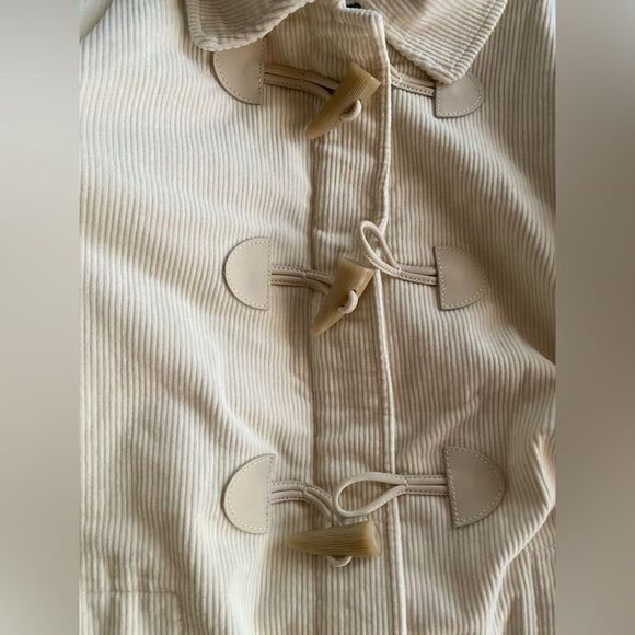 Vintage Ralph Lauren Jacket Rare womens corduroy Ivory Horn Buttons Sz L  NWT - Picture 15 of 16